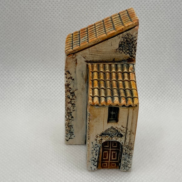 Gault Miniature Building ~ Original Ceramic ~ Provence Series ~ Dominique Gault ~ France ~ Hand Painted ~ Provence Village ~ Collectible