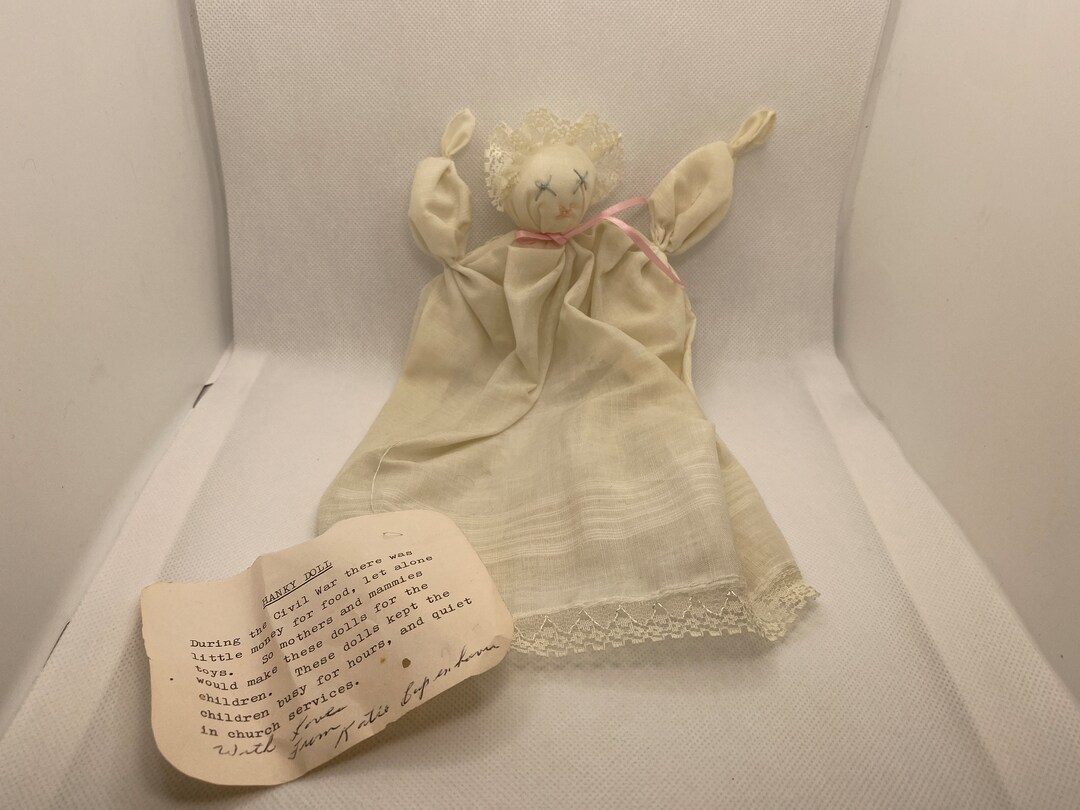 Vintage Handkerchief Doll Hanky Hanky Doll Handkerchief Toy Child's