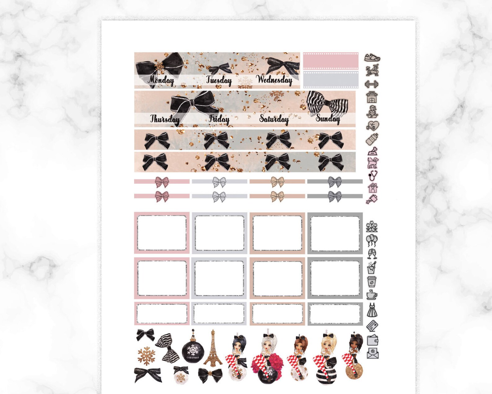 African American Girls Happy Planner Printable Planner - Etsy