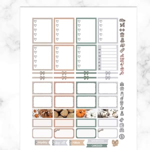 Pumpkin Spice Latte Planner Sticker Printable for Erin Condren Life ...