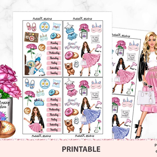African American Girls Happy Planner Printable Planner - Etsy