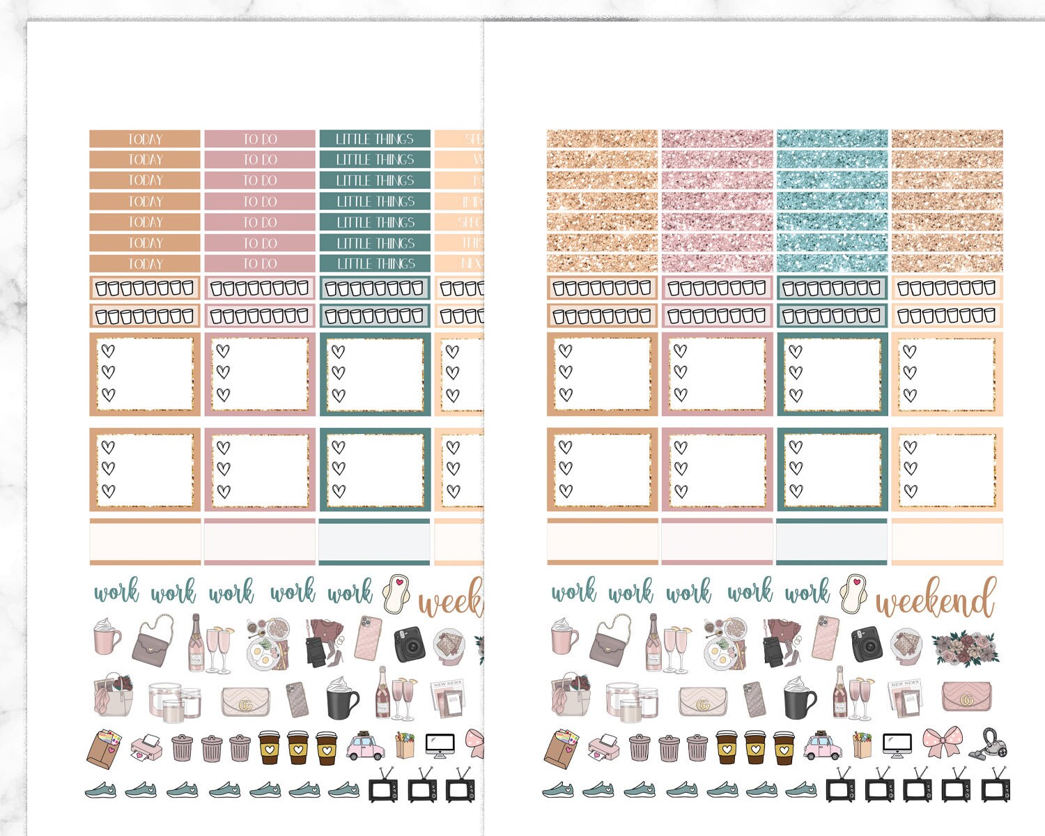 Happy Planner Printable Planner Stickers Planner Printables - Etsy