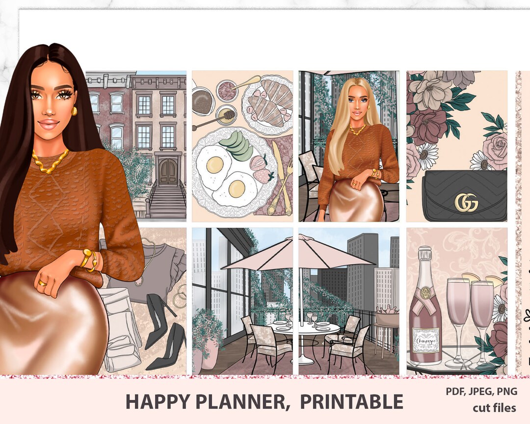 Happy Planner, Printable Planner Stickers, Planner Printables, Cut ...