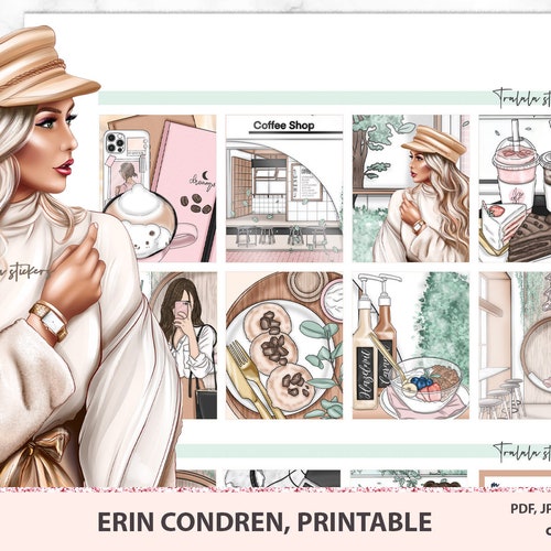 Printable Planner Stickers Erin Condren Weekly Planner - Etsy