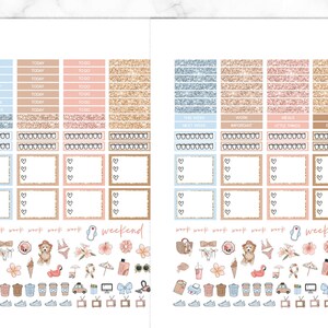 Erin Condren Weekly Planner Sticker Kit, Printable Planner Stickers ...