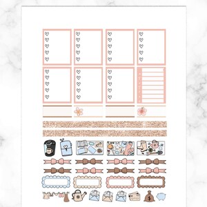 Erin Condren Weekly Planner Sticker Kit, Printable Planner Stickers ...