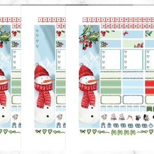 January Monthly Printable Stickers, Happy Planner Monthly Kit, Monthly ...