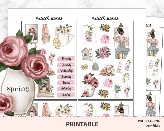 Printable Kit for Bullet Journals and Notebooks. Decorative | Etsy