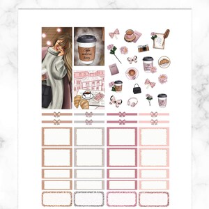 Erin Condren Printable Planner Stickers, Coffee, Winter Weekly Planner ...