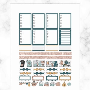 Erin Condren Lifeplanner Printable Planner Stickers, Glam Summer ...