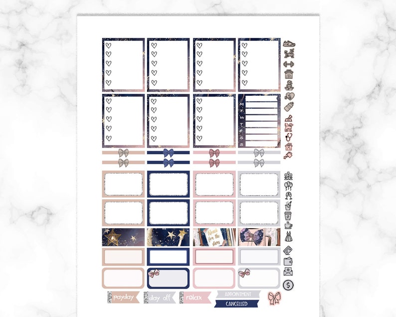 Printable Erin Condren Planner Stickers ECLP Reach for the - Etsy
