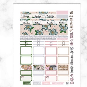 Coffee Please Happy Planner Stickers Printable Weekly Kits, Vertical ...