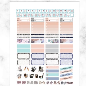 January Printable Monthly Kit for Erin Condren, ECLP Monthly View ...