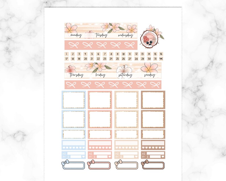Happy Planner Stickers Printable Printable Planner Stickers - Etsy