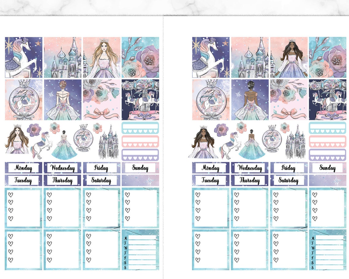 Erin Condren Horizontal Printable Stickers, ECLP Planner Stickers ...
