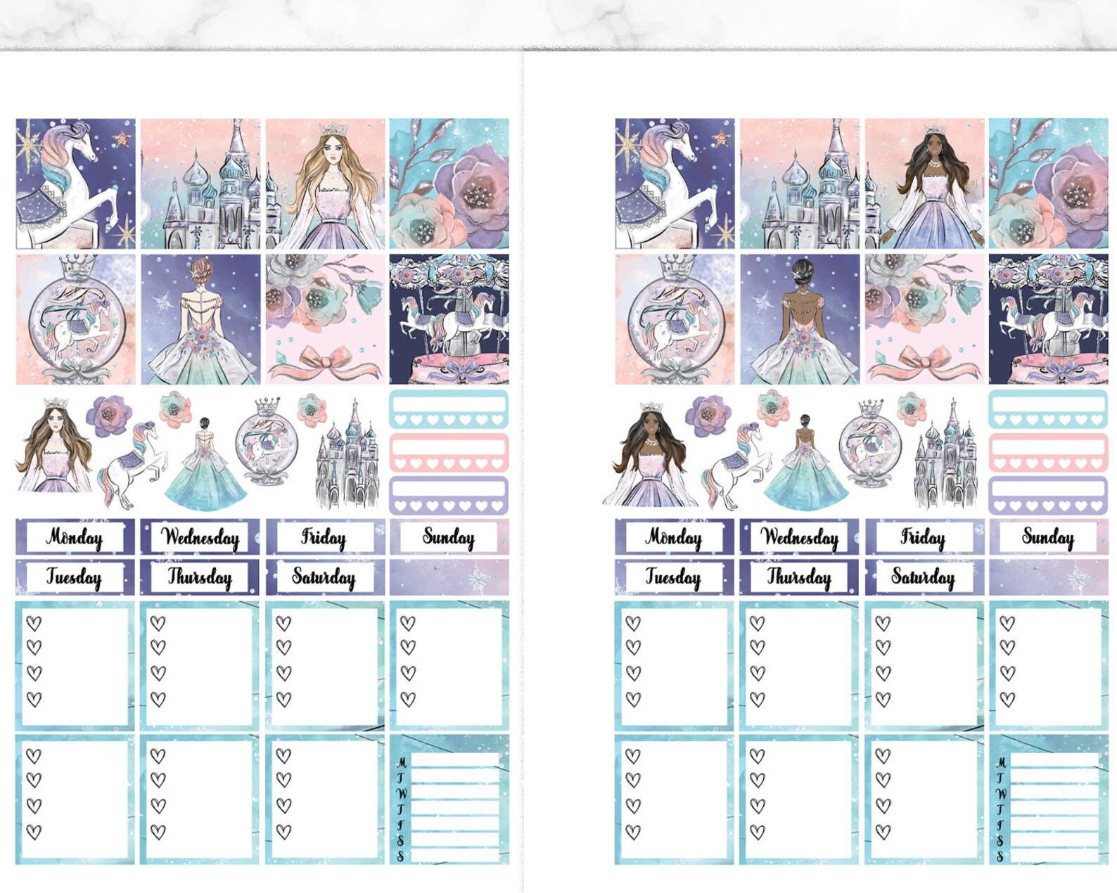 Erin Condren Horizontal Printable Stickers ECLP Planner - Etsy