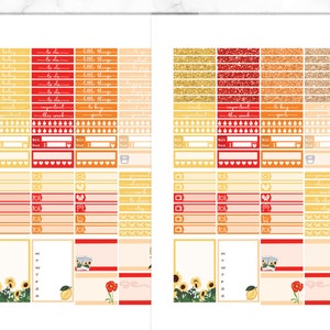 Sunflowers Happy Planner Printable Weekly Kit, Planner Printables ...