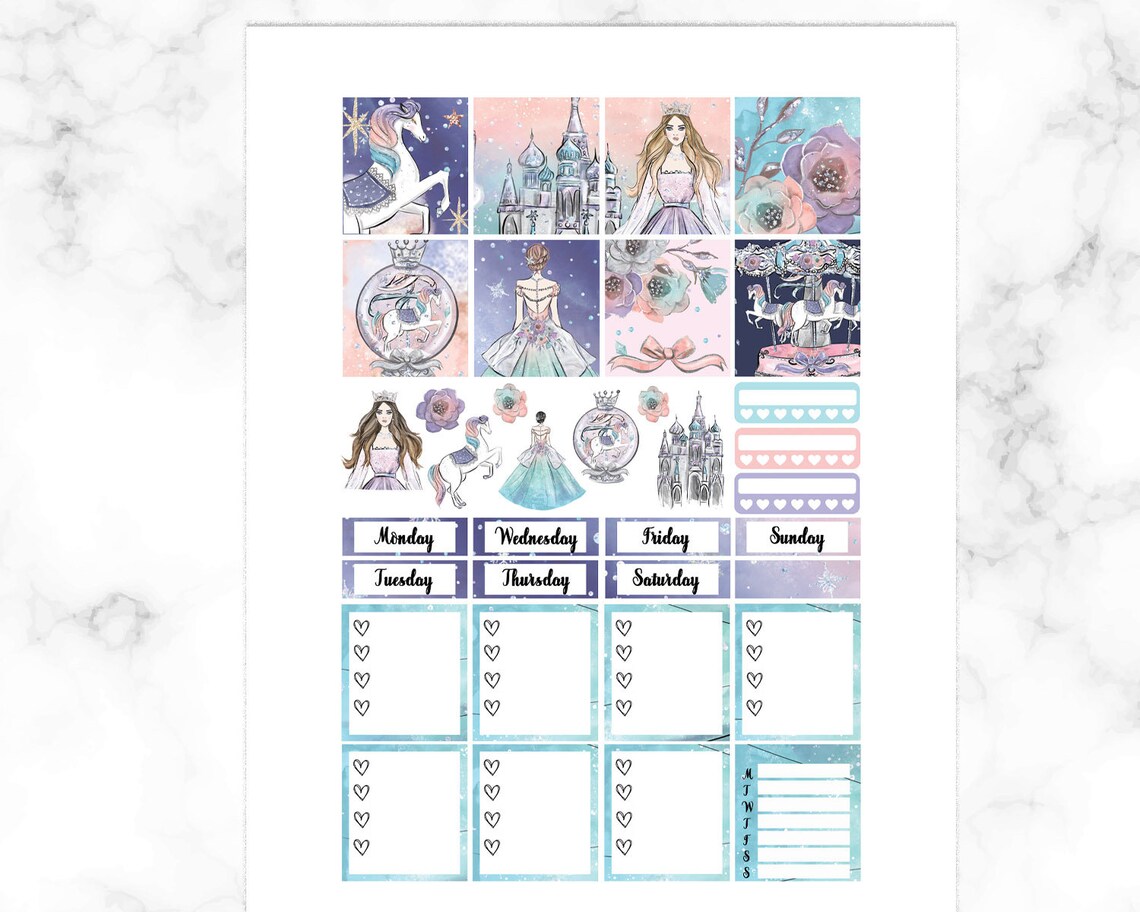 Erin Condren Horizontal Printable Stickers ECLP Planner - Etsy