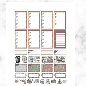 Happy Planner PRINTABLE Weekly Kit, Boss Lady Planner Stickers, Happy ...