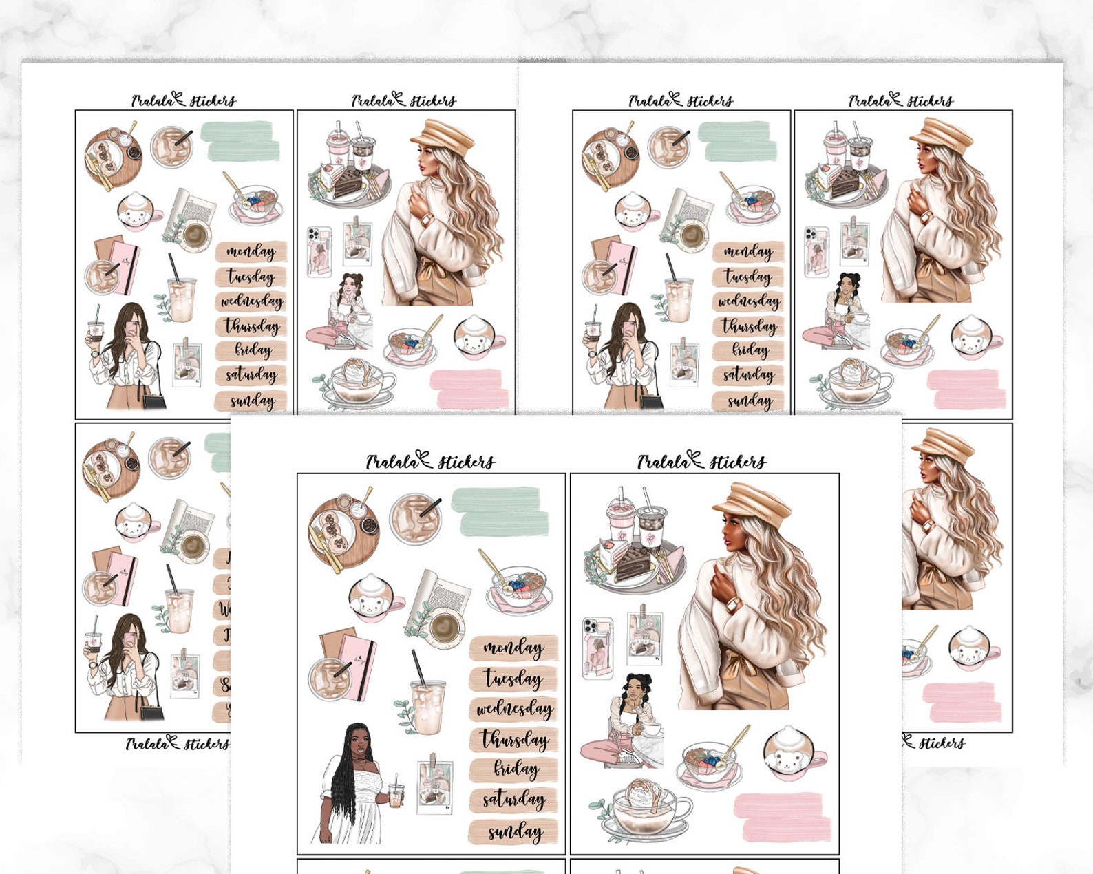 Bullet Journal Printable Stickers Bujo Stickers Journaling - Etsy