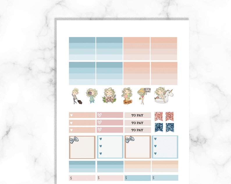 August 2021 Monthly Printable Stickers Kit for Erin Condren - Etsy