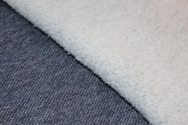 Organic cotton sherpa quarter zip pullover 5-6Y