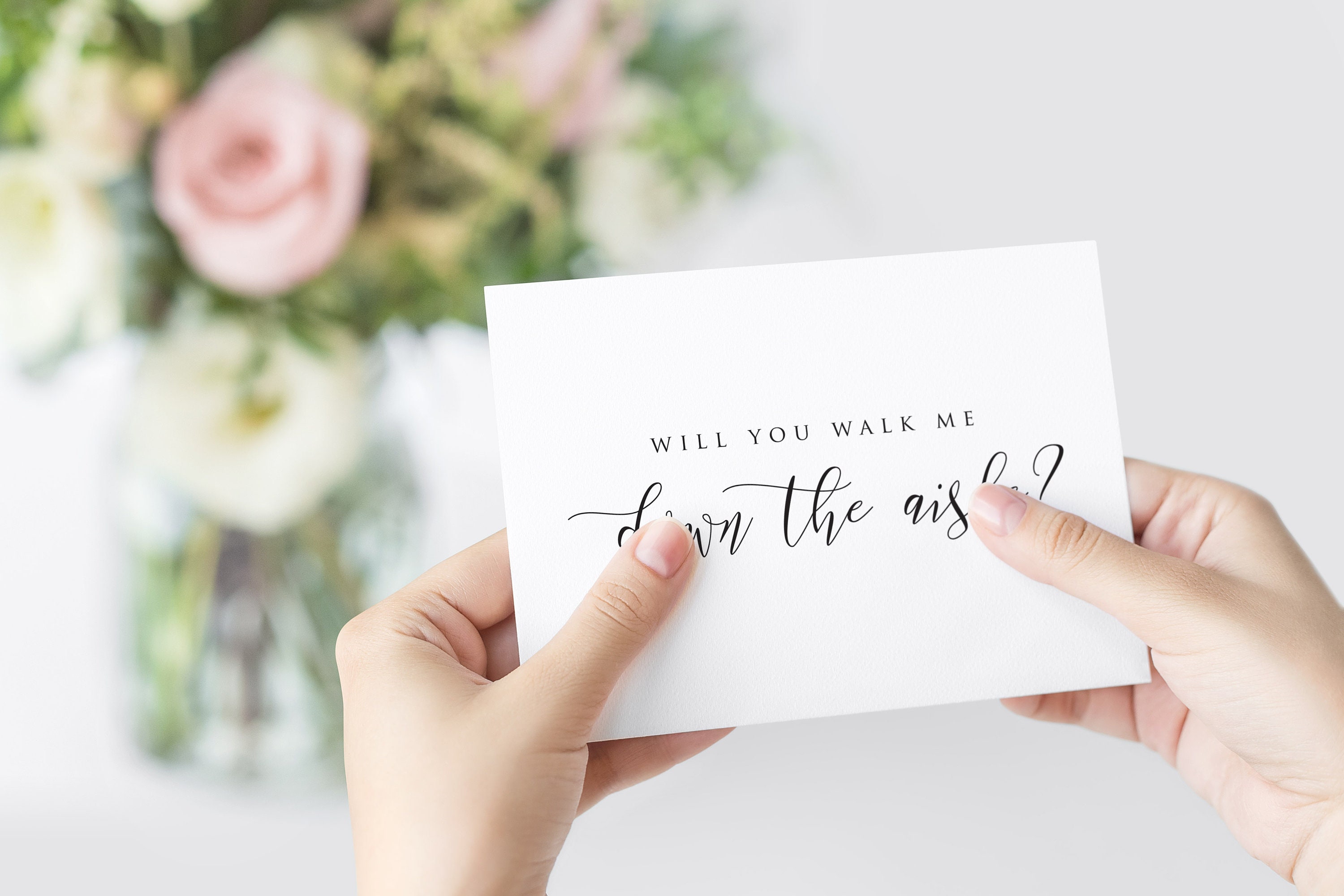 Will You Walk Me Down The Aisle Card Wedding Proposal Card Etsy Will You Walk Me Down The Aisle Card Wedding Proposal Card Etsy