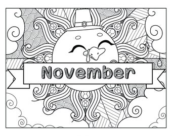 Items Similar To Printable Birthday Coloring Pages Narwhal Items Similar To Printable Birthday Coloring Pages Narwhal