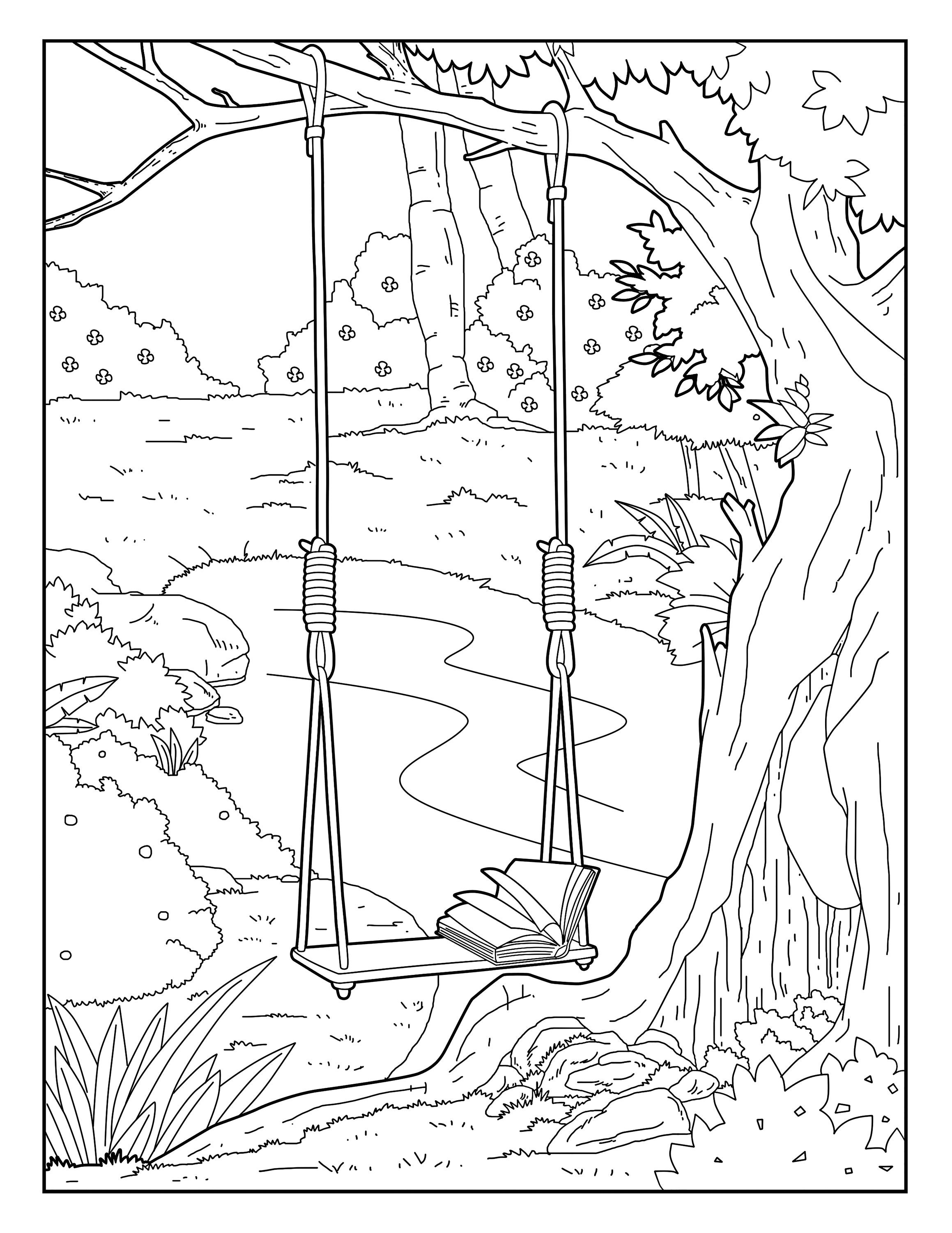 coloring pages swing