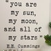 You Are My Sun Moon and Stars Baby Boy Girl Nursery Decor - Etsy