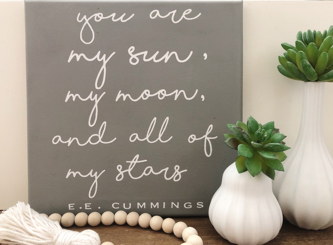 You Are My Sun Moon and Stars Baby Boy Girl Nursery Decor - Etsy