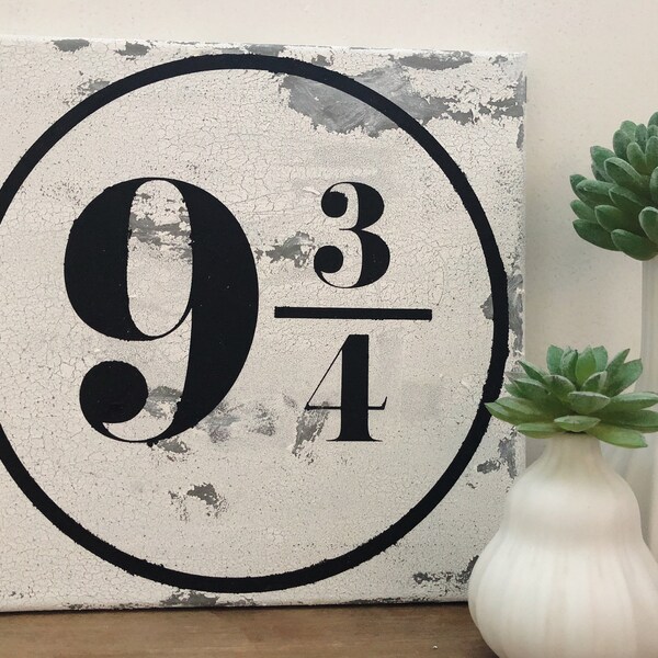 Platform 9 3 4 Sign - Etsy