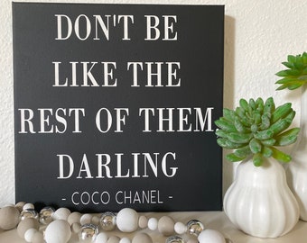 Empowering Women + Girls Wall Canvas | Custom Quotes for Fashion | Wisdom of Words | Motivational Nursery Children Decor | Modern Minimalist