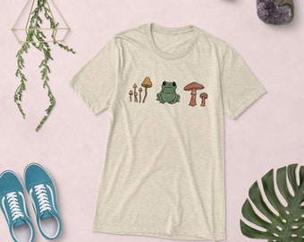 Frog and Mushroom Short sleeve t-shirt