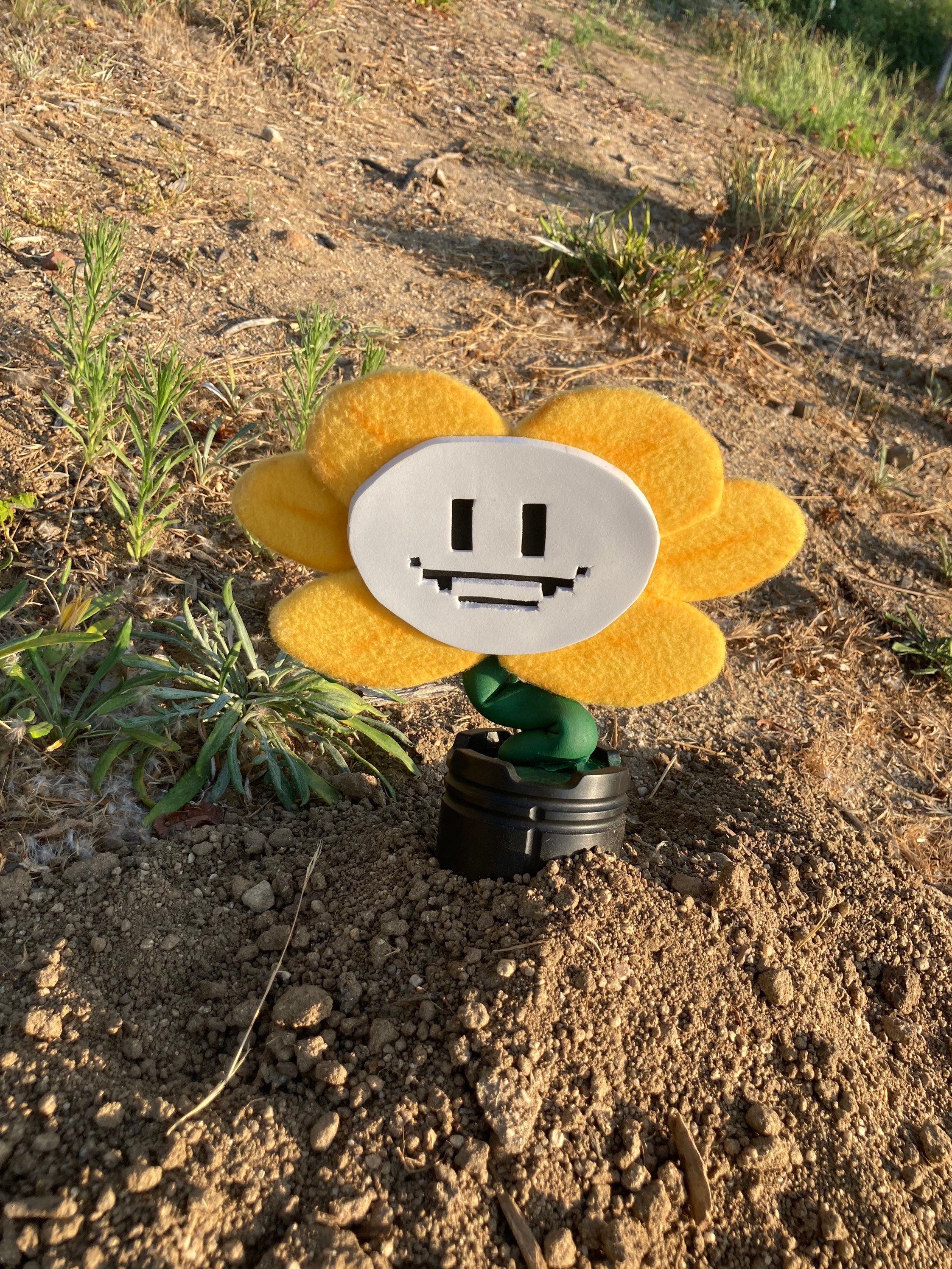 Your Best Friend flowey Plush With Reversible Faces 