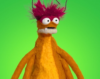 Marioneta inspirada en Pepe el Rey Langostino / Réplica al estilo de los Muppets, artículo de colección