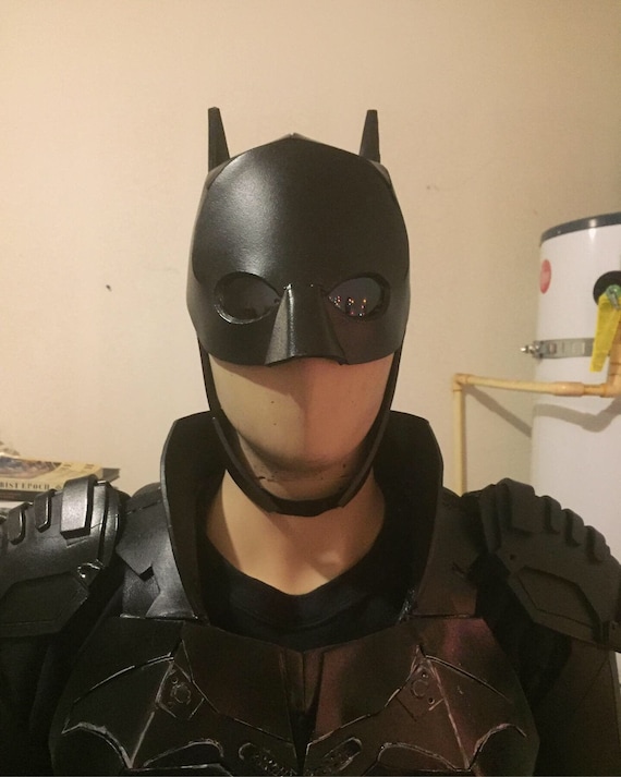 THE BATMAN 2021 Cowl Batman Cosplay Cowl Robert Pattinson - Etsy