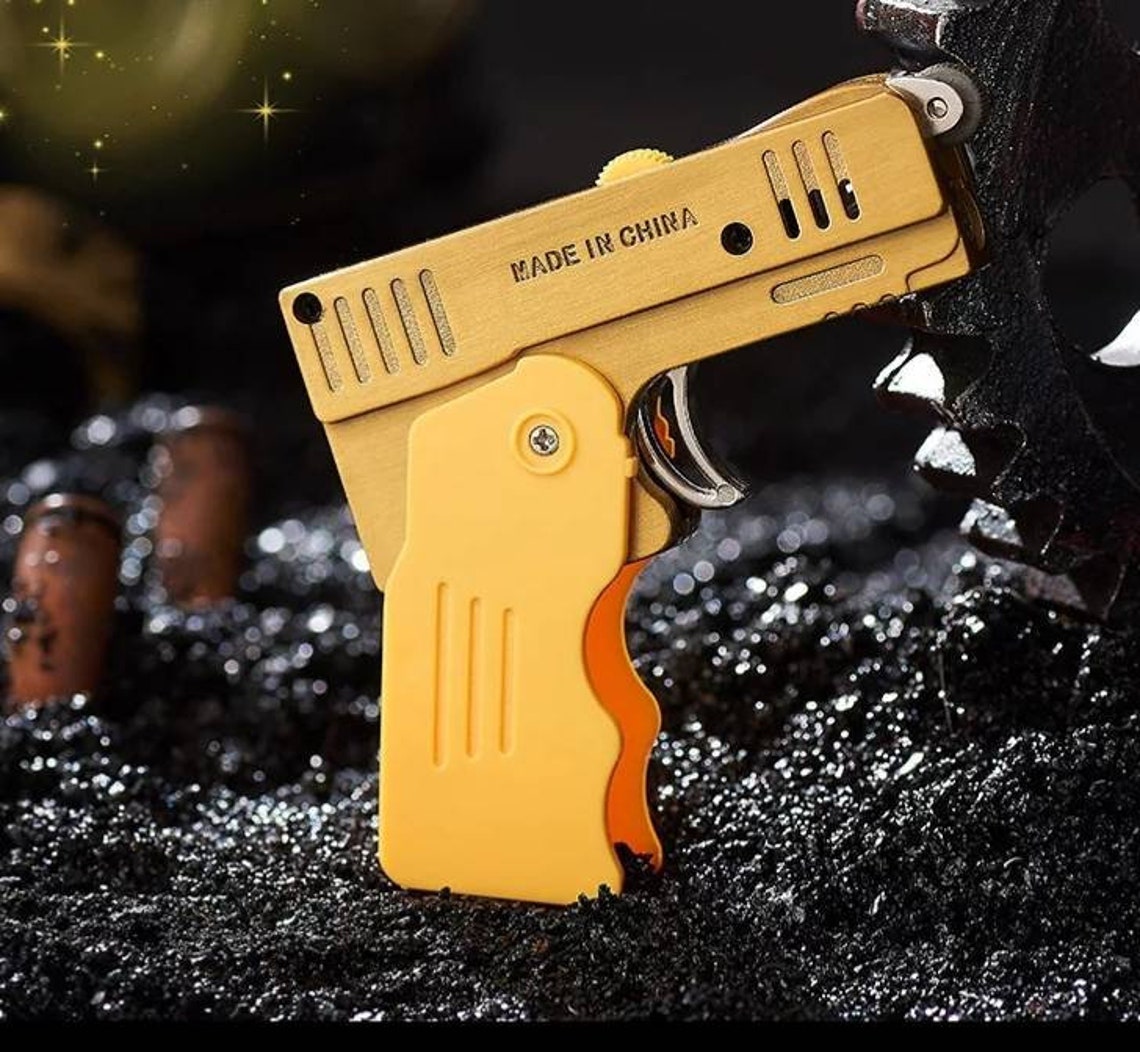 Novelty Lighter Mustard Gun with 2 different flames Brand New Etsy