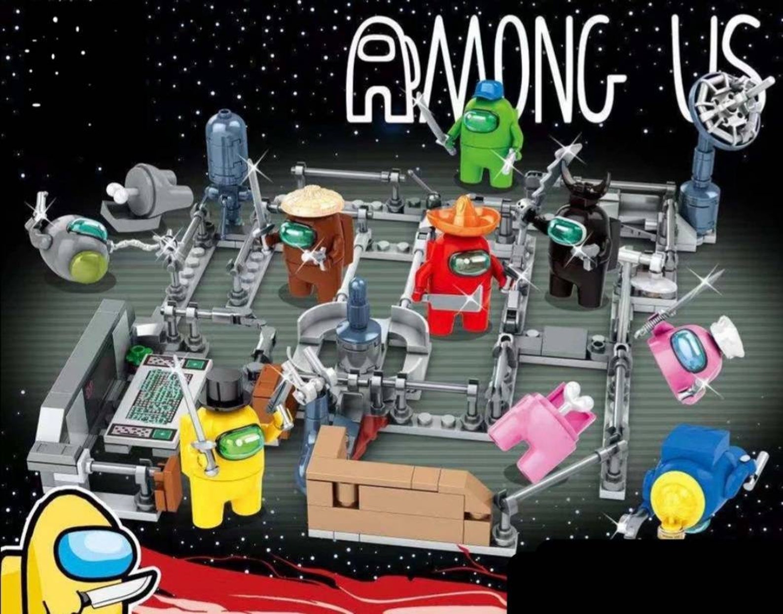 among us with legos