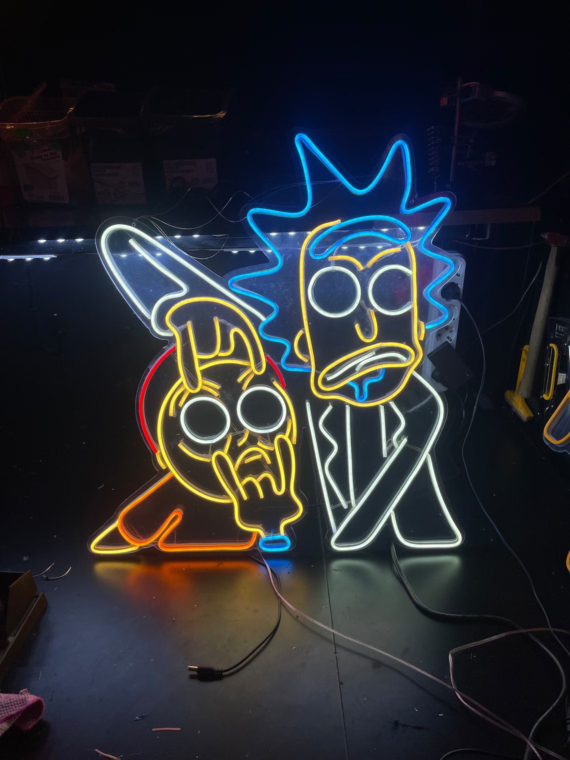 Rick and Morty Neon Sign Breaking Bad Wall Art Decor 21st 