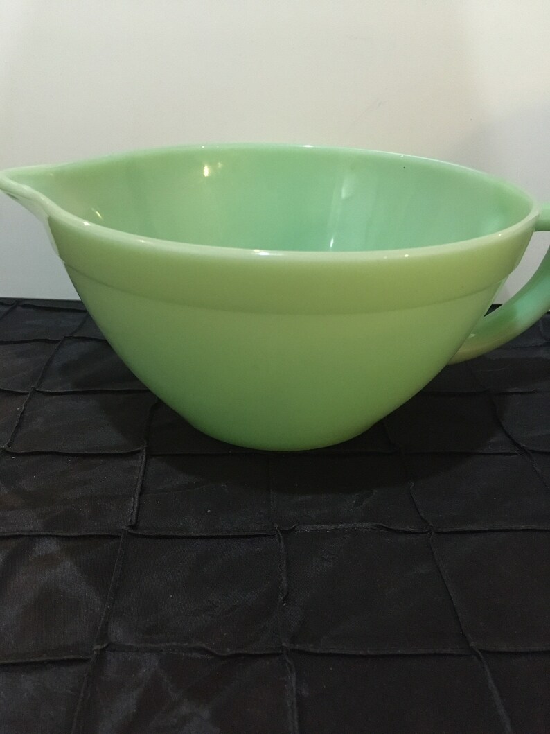 Vintage Fire King Jadeite Batter Bowl Etsy