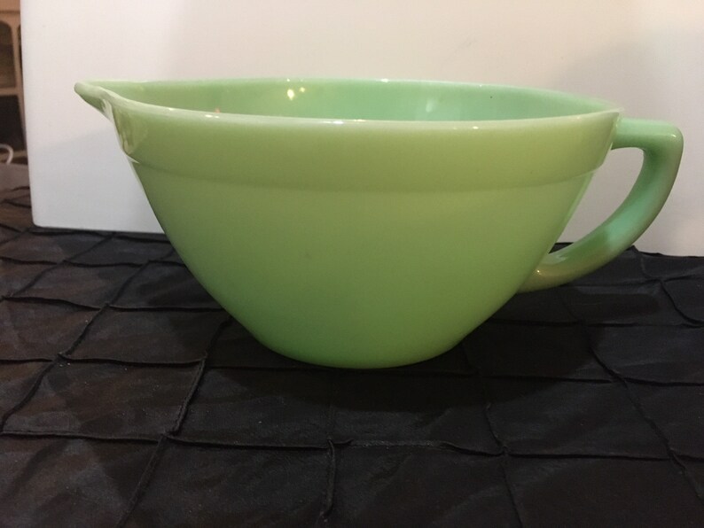 Vintage Fire King Jadeite Batter Bowl Etsy