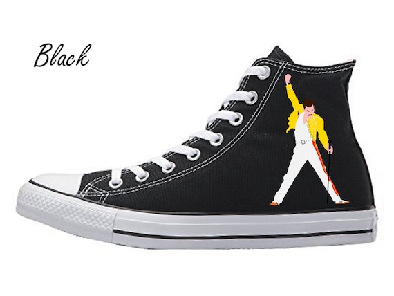 Freddie Mercury Sneakers Converse Chuck Taylor All Star Hi | Etsy