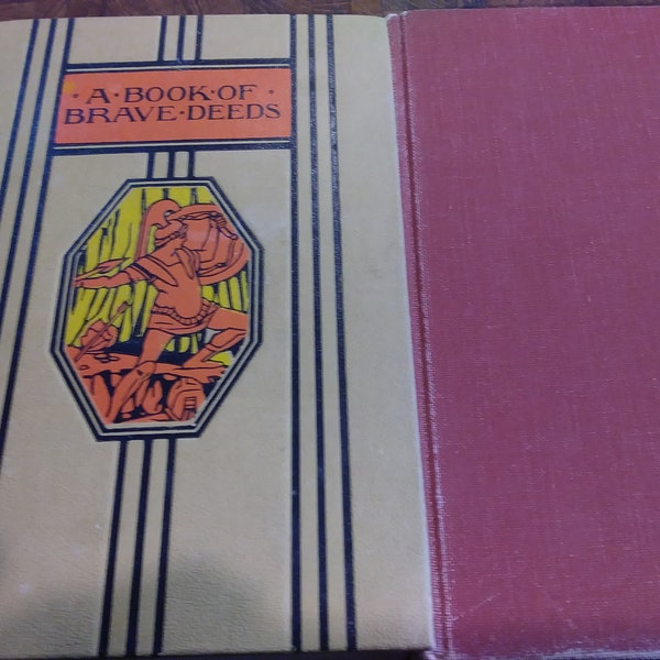 Collection of 2 rare books: "A Book of Brave Deeds," 1954 HC; "The Flight of the Falcon" 1965 HC