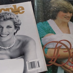 Collection of 2 Princess Diana items: Book, &quot;Diana A Celebration,&quot; and People Weekly Magazine Sept 15, 1997