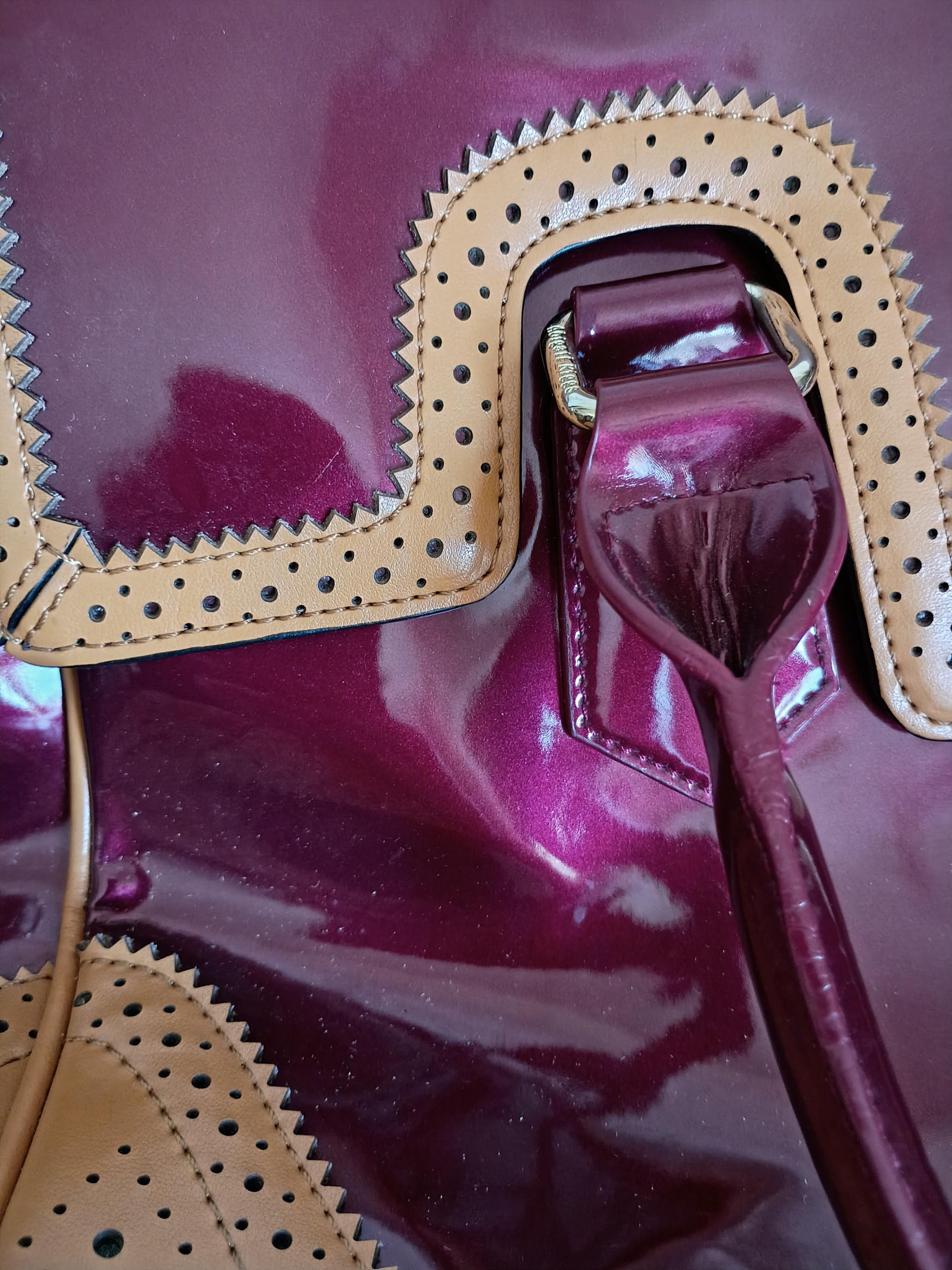 Abigail Riggs Maud Ballington Booth Collector Purse: Burgundy Patent ...