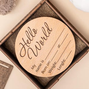 Ensemble de disques en bois pour bébé, plaque gravée personnalisée pour les vacances de bébé, décoration de première année de bébé, cadeau pour une maman enceinte, accessoires de séance photo pour bébé