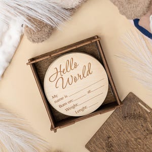Disque jalon en bois pour bébé, marqueurs de mois pour bébé, jeu de cartes jalon, accessoires photo pour bébé, souvenir pour bébé, cadeau pour nouveau-né