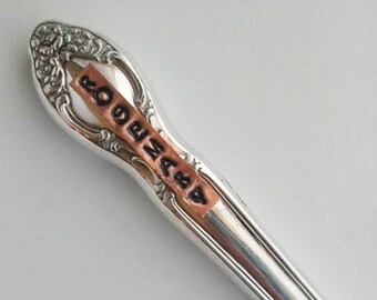 1062 / Srebrny nóż do oznaczania roślin - Rosemary - Lady Densmore 1955.