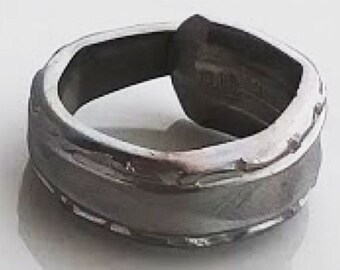 1628 /  Stainless Steel Spoon Ring.